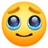 Rosto segurando as lágrimas - Facebook