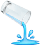 Derramando líquido - Facebook