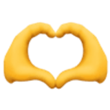 Mãos de coração - Facebook