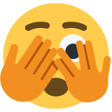 Rosto com olho espiando - Twitter / X