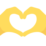 Mãos de coração - Twitter / X