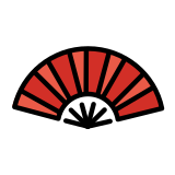 Leque dobrável - OpenMoji