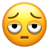 Emoji com bolsas debaixo dos olhos U+1FAE9