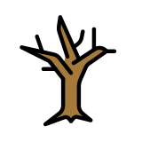 Árvore seca - OpenMoji
