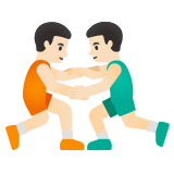 homens lutando: pele clara