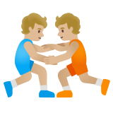 pessoas lutando: pele morena clara