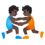 pessoas lutando: pele escura