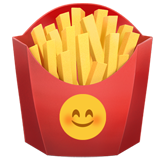 Smiley de batatas fritas