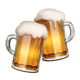 Emoji canecas de cerveja