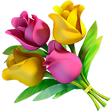 Emoji buquê de flores