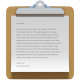 Emoji da área de transferência