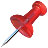 Emoji pino de marcação