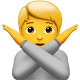 Emoji braço x