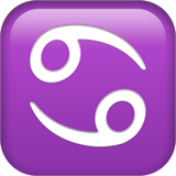 Emoji signo de Câncer