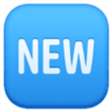 Botão "NEW" - Facebook