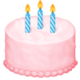 Bolo de aniversário - Facebook