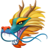 Rosto de dragão - Facebook