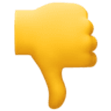 Polegar para baixo - Facebook