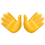 Mãos abertas - Facebook