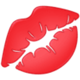 Marca de beijo - Facebook