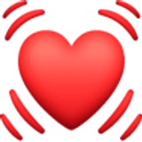 Coração pulsante - Facebook