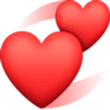 Corações girando - Facebook