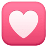 Coração decorativo - Facebook