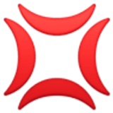 Símbolo de raiva - Facebook