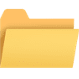 Pasta de arquivos aberta - Facebook