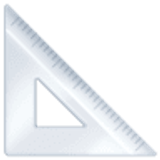 Régua triangular - Facebook