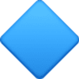 Losango azul grande - Facebook