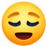 Rosto aliviado - Facebook