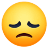 Rosto desapontado - Facebook