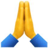 Mãos juntas - Facebook