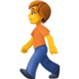 Pessoa andando - Facebook