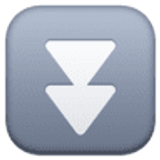 Botão de avanço para baixo - Facebook