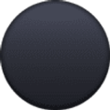 Círculo preto - Facebook