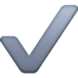 Marca de seleção - Facebook