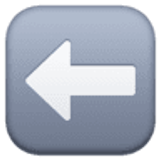 Seta para a esquerda - Facebook