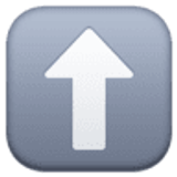 Seta para cima - Facebook