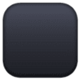 Quadrado preto grande - Facebook