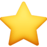 Estrela branca média - Facebook