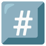 Tecla: # - Noto Color Emoji