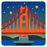 Ponte à noite - Noto Color Emoji
