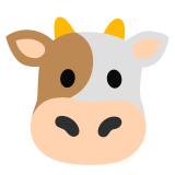 Rosto de vaca - Noto Color Emoji