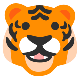 Rosto de tigre - Noto Color Emoji