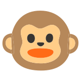 Rosto de macaco - Noto Color Emoji