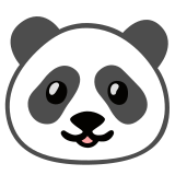 Rosto de panda - Noto Color Emoji