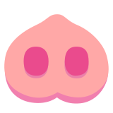 Nariz de porco - Noto Color Emoji