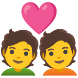 Casal apaixonado - Noto Color Emoji